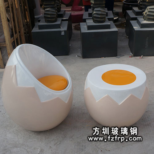 玻璃鋼時(shí)尚蛋形休閑凳 玻璃鋼時(shí)尚蛋形休閑凳