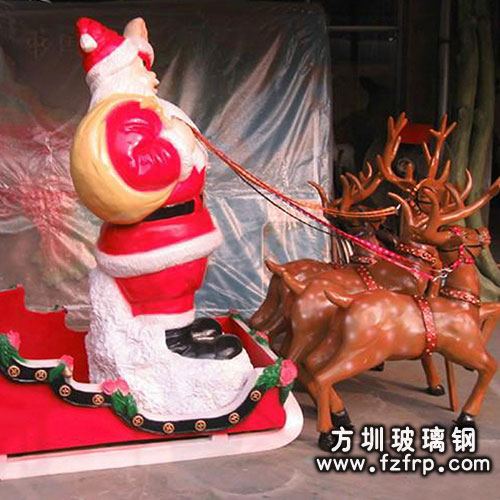 玻璃鋼圣誕節(jié)日美陳 玻璃鋼圣誕節(jié)日美陳